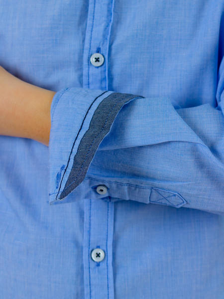 Изображение товара Рубашка детская Isee UN-72856B (р.34, голубой)