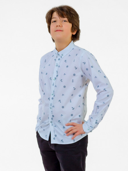 Изображение товара Рубашка детская Isee UN-72857B (р.34, белый)