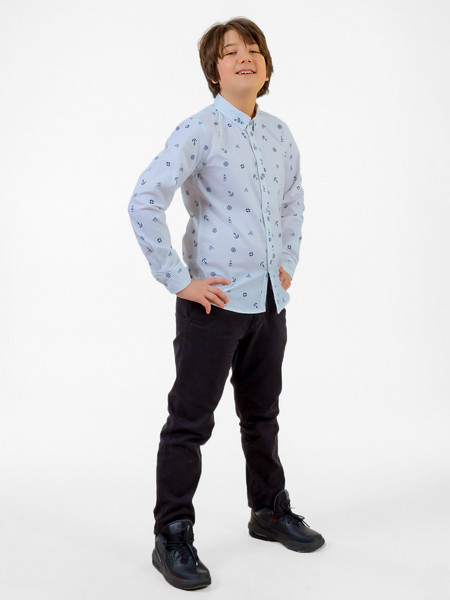 Изображение товара Рубашка детская Isee UN-72857B (р.40, белый)