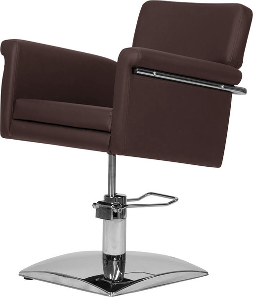 Изображение товара Кресло парикмахерское Элеганс МД-77А (коричневый №125, съемная подушка сиденья)