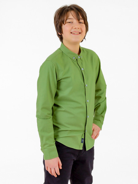 Изображение товара Рубашка детская Isee UN-72860B (р.38, зеленый)