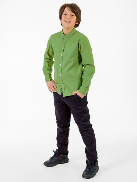 Изображение товара Рубашка детская Isee UN-72860B (р.38, зеленый)
