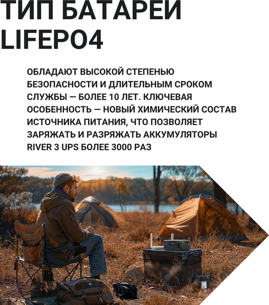 Изображение товара Портативная зарядная станция EcoFlow River 3 UPS