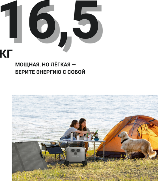 Изображение товара Портативная зарядная станция EcoFlow Delta 3 1500
