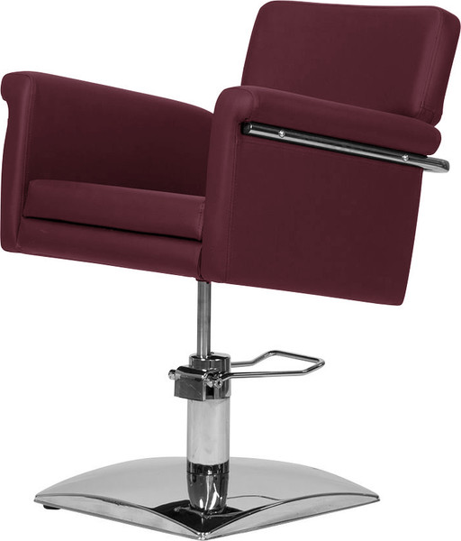 Изображение товара Кресло парикмахерское Элеганс МД-77А (бордовый №123, съемная подушка сиденья)
