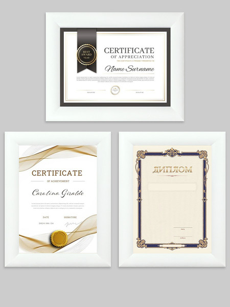 Изображение товара Рамка Декарт 21x30 8С2184 (белый)