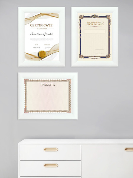 Изображение товара Рамка Декарт 21x30 8С2184 (белый)