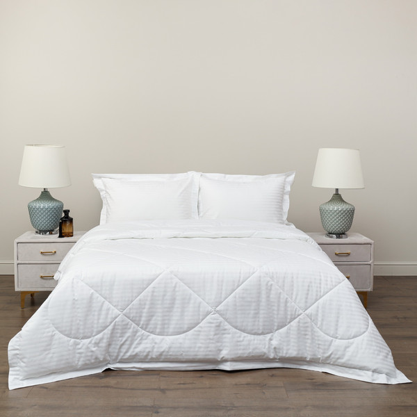 Изображение товара Комплект постельного белья с одеялом Sofi de Marko Федерико Евро / Евро Кт-Фд-Евро-бел (белый)