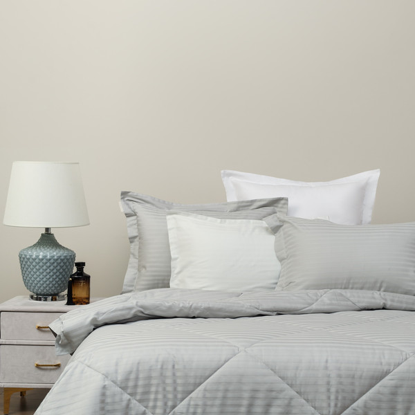 Изображение товара Комплект постельного белья с одеялом Sofi de Marko Федерико Евро / Кт-Фд-Евро-сер (серый)