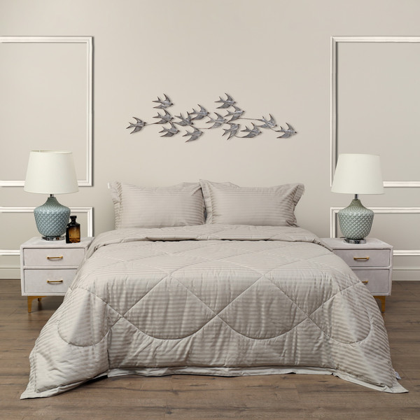 Изображение товара Комплект постельного белья с одеялом Sofi de Marko Федерико 7Е / Кт-Фд-7Е-беж (бежевый)