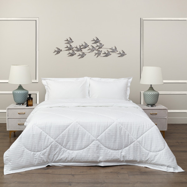 Изображение товара Комплект постельного белья с одеялом Sofi de Marko Федерико 7Е / Кт-Фд-7Е-бел (белый)