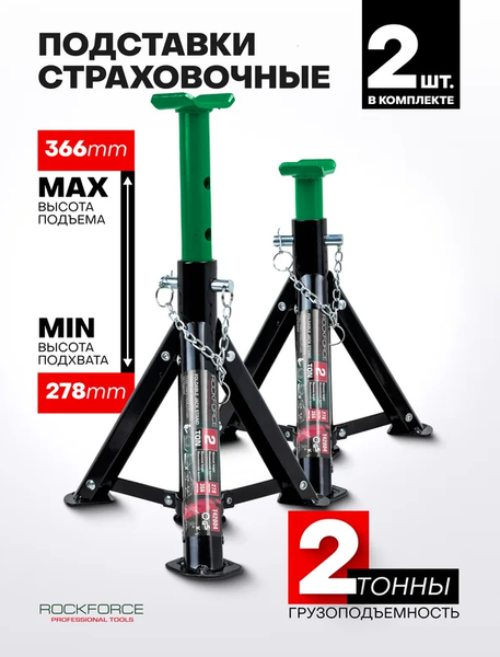 Изображение товара Набор подставок под автомобиль RockForce RF-T42004 (47263)