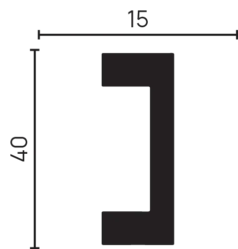 Изображение товара Молдинг Decor-Dizayn 618-64SH (40х15x3000)