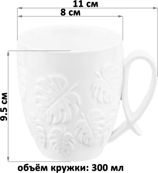 Изображение товара Набор кружек Elan Gallery Тропики / 540658_2