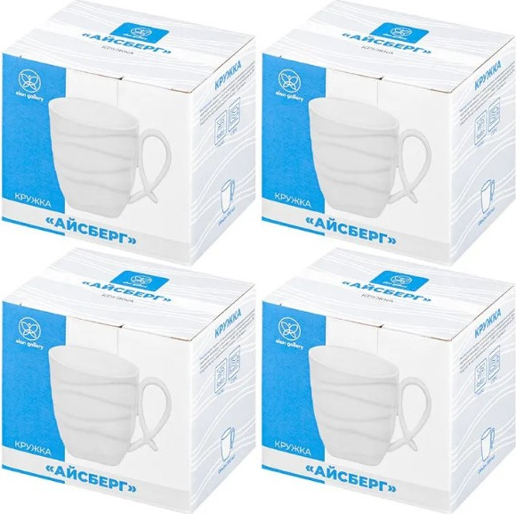 Изображение товара Набор кружек Elan Gallery Айсберг волны / 540358_4