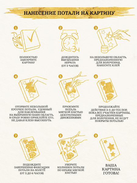 Изображение товара Картина по номерам Флюид Райские птицы 40x50 / BHR0588