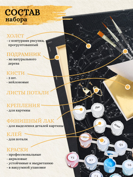 Изображение товара Картина по номерам Флюид Царь зверей 40x50 / BHR0592