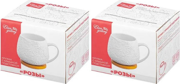 Изображение товара Набор кружек Elan Gallery Розы / 540875_2