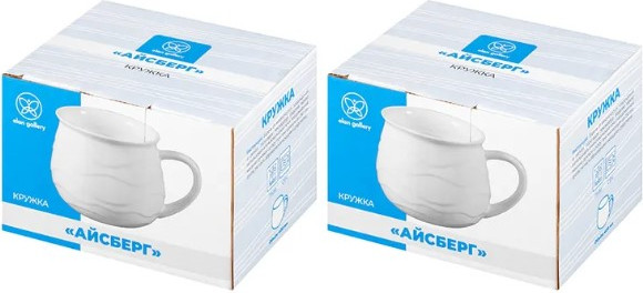 Изображение товара Набор кружек Elan Gallery Айсберг волны / 540870_2