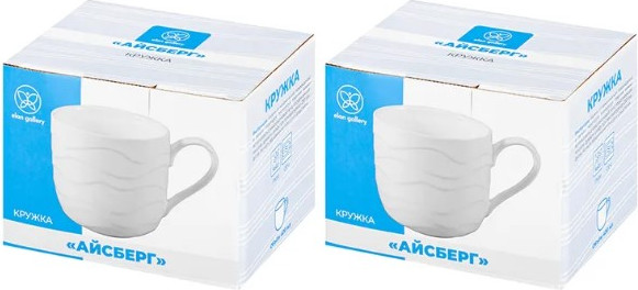 Изображение товара Набор кружек Elan Gallery Айсберг волны / 540872_2