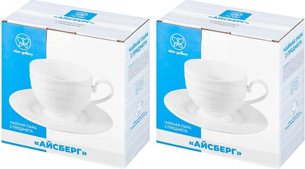 Изображение товара Набор для чая/кофе Elan Gallery Айсберг волны / 540877_2