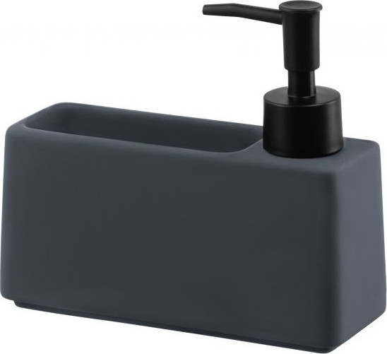 Изображение товара Дозатор моющего средства с подставкой для губки Elan Gallery Kitchen / 190014 (графитовый)
