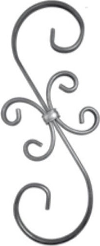 Изображение товара Элемент кованый Строй Свой Мир Узор фигурный 03.142-С_2 (2шт)