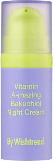 Изображение товара Крем для лица By Wishtrend Ретиналь и бакучиол Vitamin A-mazing Bakuchiol Night Cream (10г)