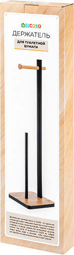 Изображение товара Стойка для туалетной бумаги El Casa 240507 (на бамбуковой подставке)