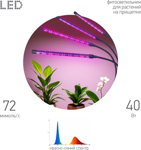 Изображение товара Светильник для растений ЭРА FITO-40W-АLED-RB / Б0068219