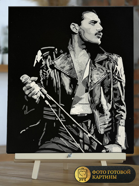 Изображение товара Картина по номерам Флюид Фредди меркьюри 40x50 / BHR0545