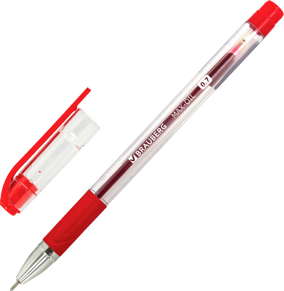 Изображение товара Ручка шариковая Brauberg 142143 (красный)