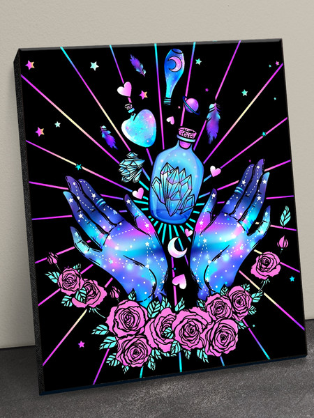 Изображение товара Картина по номерам Флюид Волшебство рук 40x50 / BHR0555