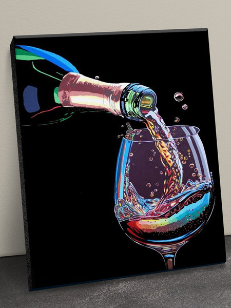 Изображение товара Картина по номерам Флюид Вкус вина 40x50 / BHR0586