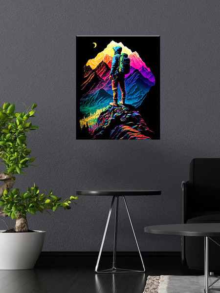 Изображение товара Картина по номерам Флюид Путешественник 40x50 / BHR0591