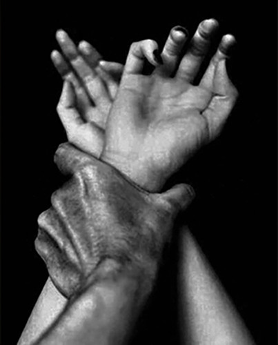 Изображение товара Картина по номерам Флюид Страсть прикосновения 40x50 / BHR0596