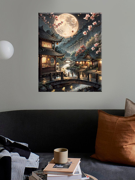 Изображение товара Картина по номерам Флюид Сон в летнюю ночь 40x50 / BSH0002