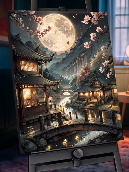 Изображение товара Картина по номерам Флюид Сон в летнюю ночь 40x50 / BSH0002