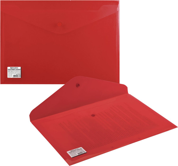Изображение товара Папка-конверт Brauberg 221364 (красный)