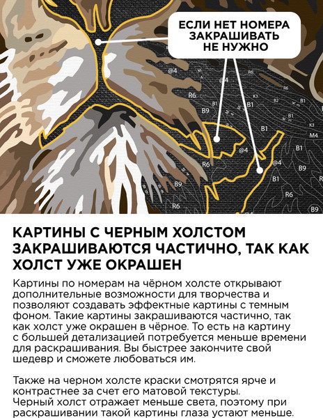 Изображение товара Картина по номерам Флюид Лебединая верность 40x50 / BSH0005