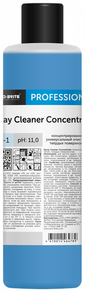 Изображение товара Универсальное чистящее средство Pro-Brite Spray Cleaner Concentrate (1л)