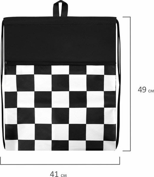 Изображение товара Мешок для обуви Brauberg Black And White / 273452