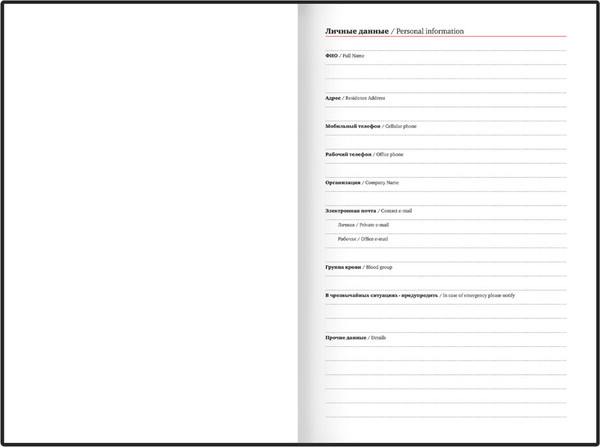 Изображение товара Ежедневник Brauberg Minimal / 116299 (160л, черный)