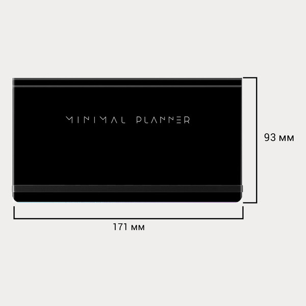 Изображение товара Еженедельник Brauberg Minimal / 116309 (64л, черный)