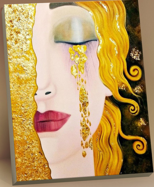 Изображение товара Картина по номерам Флюид Климт. Слезы Фрейи 40x50 / HR0389