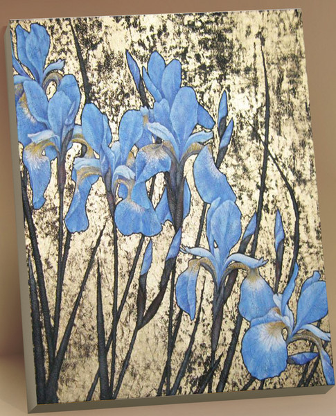 Изображение товара Картина по номерам Флюид Эффектные ирисы 40x50 / HR0392