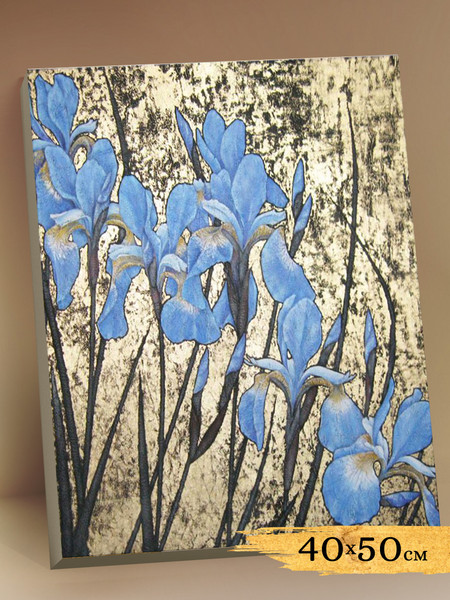 Изображение товара Картина по номерам Флюид Эффектные ирисы 40x50 / HR0392