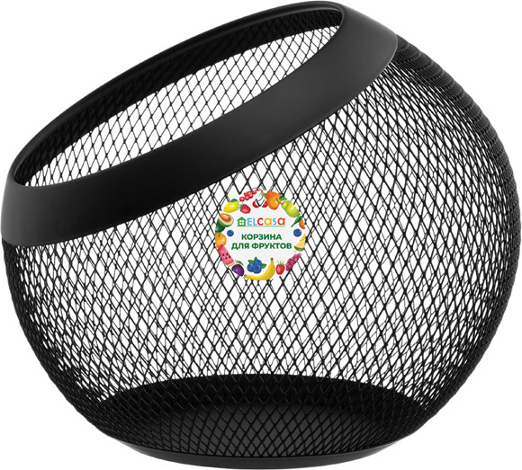 Изображение товара Фруктовница El Casa 240495 (черный)