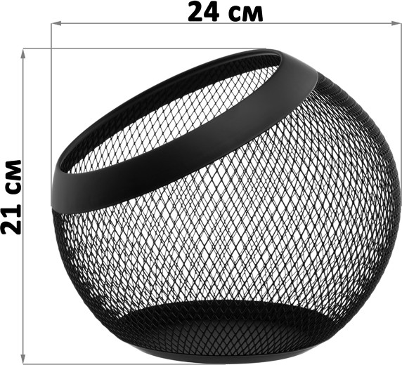 Изображение товара Фруктовница El Casa 240495 (черный)