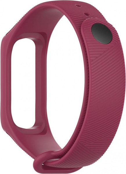 Ремешок для фитнес-трекера Rumi Силиконовый для Samsung Galaxy Fit e (бордовый) — фото 5